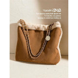 Weiyinxing Upright Support] Super-Textured QVQ Pocket 2024 New Commuter High-Capacity Tote Bag Is Popular This Year