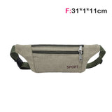 Weiyinxing Bag For Men Waist Bag Pack Purse Waterproof Large Phone Belt Bag Pouch Women's Canvas Shoulder Bag Fanny Banana Bag Hip