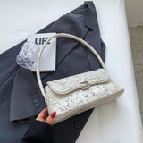 Weiyinxing Stone Pattern Small PU Leather Shoulder Bags 2024 Winter Women Fashion Luxury Trend Chain Crossbody Bag Handbags