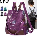 Weiyinxing Oxford Women Backpack Fashion Anti-theft Women Backpacks Print Girls School Bag High Quality Large Capacity Backpack