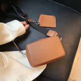 Weiyinxing Box Crossbody Bags for Women 2024 Female Designers Trend Small Leather Shoulder Side Bag Handbags with Wide Belt