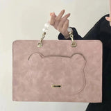 Weiyinxing Sweet All Match Y2k Top-Handle Bags Korean Chic Casual Kawaii Women Handbags Girls Fashion Ins Cute Chain Laptop Case