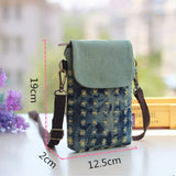 Weiyinxing 3-layer Women's Mini Messenger Mobile Phone Bag Case Shoulder Bag Purse Pouch Handbag Wallet Women's Bag Tote Bag