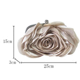 Weiyinxing Sale Evening Bag Flower Bride Small Purse Full Dress Party Handbag Wedding Wallet Women Floral Chain Lady Clutches