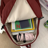 Weiyinxing Women Waterproof Nylon School Bag Ladies Leisure College Backpack Fashion Girl Travel Book Female Laptop Student Backpack Trendy
