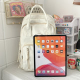 Weiyinxing Travel Waterproof Book Bag Coin Purse Girl Nylon Kawaii School Bag Cool Women Fashion Laptop College Backpack Lady Trendy