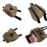 Weiyinxing Luxury Fake Fur Women's Backpack Winter Soft Plush Ladies Schoolbag Solid Color Female Furry Shoulder Bags Handbags