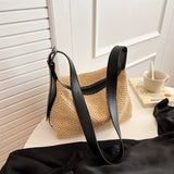 Weiyinxing 2024 Summer Women Straw Tote Bag New In Travel Beach Bags Lady Travel Weave Handbags and Purses