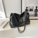 Weiyinxing Small PU Leahter Crossbody Bags for Women 2024 Korean Fashion Designer Female Luxury Y2k Chain Shoulder Bag Handbags