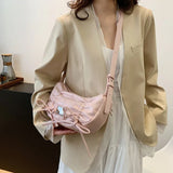 Weiyinxing Fashion Designer Shoulder Bag Lace Up Bow Bags for Women 2024 New Bolsas Mujer Drawstring Bolsos Underarm Sac De Femme