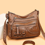 Weiyinxing Pu Leather Luxury Purses and Handbags 2024 High Quality Women's Bag Design Multi-pocket Ladies Crossbody Shoulder Bags