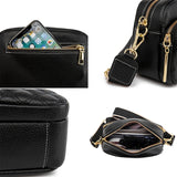 Weiyinxing Women Luxury Brand Shoulder Bags Woven Wide Shoulder Strap Handbags Fashion Lozenge Genuine Leather Female Messenger Bag Wallet