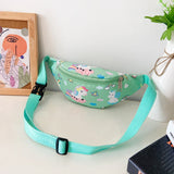 Weiyinxing Kids Waist Pack Children Chest Bag Cute Cartoon Dinosaur Print Coin Purse Boy Girl Fanny Chest Shoulder Messenger Bags