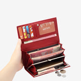 Weiyinxing Luxury Women's Wallets Long Wallet Female Leather Purse ID Card Holder Women Purses Ladies Clutch Phone Bag Purse