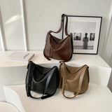 Weiyinxing Small Pu Leather Shoulder Bags for Women 2024 New Fashion Retro Trend Designer Crossbody Bag Underarm Bag Handbags
