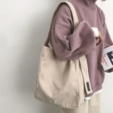 Weiyinxing Shoulder Bag Women Vintage Shopping Bags Girls Student Bookbag Handbags Casual Tote with Outside Pocket