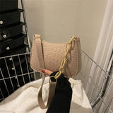 Weiyinxing Armpit Bag 2023 New Women Soft Unlined Cloth Handbags Ladies Niche Design One Shoulder Bag Advanced Texture Saddle Bag