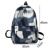 Weiyinxing Women Men Camouflage School Bag Boy Girl Travel Backpack Male Lady Graffiti Book Bag Female Laptop College Backpack Fashion