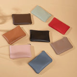Weiyinxing PU Leather Unisex Lychee Pattern Zipper Coin Purse Ultra-thin Short Card Coin Key Storage Bag Mini Purse §ܧà§ê§֧ݧ֧Ü §է֧ä§ã§ܧڧÛ