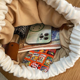 Weiyinxing Canvas Cute Drawstring College Backpack Fashion Women Laptop Book Bag Trendy Ladies Backpack Cool Girl Travel School Bags