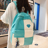 Weiyinxing Women Waterproof Purple Travel Backpack Lady Cute Laptop College Backpack Female Kawaii Trendy Book Bag Fashion Girl School Bags