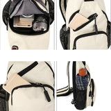 Weiyinxing Women Small Backpack 2023 Casual Girls Chest Bag with Earphone Hole Travel Backpack Multi-Functional Rucksacks Mochila Mujer