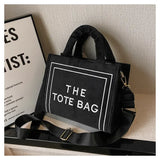 Weiyinxing Square Tote Crossbody Bag Aesthetic Velour Elegant Letter Print Ladies Shoulder Bags Top Handle Women's Charisma Handbags
