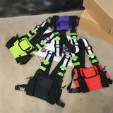 Weiyinxing Casual Chest Bag For Men Fashion Bullet Hip Hop Streetwear Vest Bag Waist Pack Unisex Chest Rig Bag Hip Fanny Pack