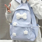 Weiyinxing Women Ins Japanese Kawaii Star Backpack Korean All Match Casual Sweet Schoolbags Fashion Students Preppy Backpacks Y2k Aesthetic