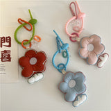 Weiyinxing Flower Pendant Bag Accessories Women Handbag Decoration Creative Keychain Pendants Girls Bag Hanging Ornament Charm Gift