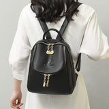 weiyinxing Fashion Women'S Leather Backpack Casual Women Backpack Bag 2023 Small Female Luxury Designer Backpacks for Teenage Girls