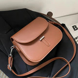 Weiyinxing Flap Saddle Bag For Women PU Leather Shoulder Messenger Bag Fashion Brands Crossbody Bag Luxury Lady Handbag Purse Bolsa