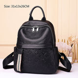 Weiyinxing Natural Leather Backpack Real Cowhide Ladies Backpack Bag High Quality Woman Black Bags School Women's Leather Backpacks