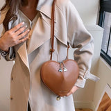 Weiyinxing Shape Bags for Women Mini Sling Shoulder Bag Ladys Red Love Heart Bag Fashion Pouch Bag Valentine Gifts Luxury Handbags