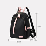 Weiyinxing Color Backpack for Women Large Capacity School Bags for Teenager Waterproof Oxford Travel Rucksack Girls Knapsack Bolsa