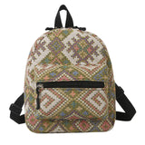 Weiyinxing Border Ethnic Style Backpack Retro Simple Leisure Backpack Large Capacity Commuter Travel Women's Crossbody Bbackpack