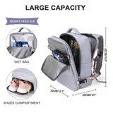 Weiyinxing Travel Backpack Functional Woman Lightweight Airplane Backpacks For Women Waterproof Multifunctional Bag With Shoes Pocket