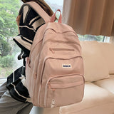 Weiyinxing New Multi-pocket Women Backpack High Quality Youth Waterproof Backpacks for Teenage Girls Boys Female School Bag Rucksack