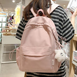 Weiyinxing School Bag Lady Student Kawaii Waterproof Laptop Cool Fashion Female Travel Book Bag Women College Backpack Girl Cool Teen