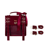 Weiyinxing Women Vintage Fashion Crossbody Bag Girls Streetwear Transparent Backpacks Trendy Y2k Aesthetic Ins Shoulder Handbags