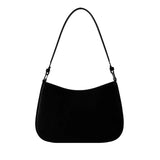 Weiyinxing Women's Bags on Sale 2024 High Quality Solid Zipper Small Crescent Messenger Handbags Designer Handbag Retro Shoulder Bags