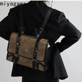 Weiyinxing Women's 2024 New Fashion Student One Shoulder Crossbody Large Capacity College Style Retro Spicy Girl Y2k Backpack
