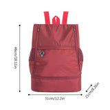 Weiyinxing Outdoor Beach Storage Backpack Sports Equipment Bags Fitness Bag For Men&Women Wet Dry Separation Knapsack Swimming Bag