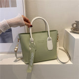 Weiyinxing Texture Lady's Handbag PU Leather Heldhold Square Bags 2023 New Fashion Summer Versatile Tote Bag Popular Crossbody Bag