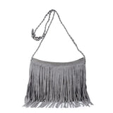 Weiyinxing Women's Crossbody Bag Tassel Solid Color Fashion for Mobile Wallets Tote Bags for Women