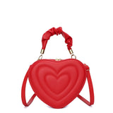 Weiyinxing 2024 Fashion Heart-shaped Lovely Shoulder Bags for Women PU Leather Female Crossbody Bags Vintage Casual Hand Bags