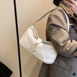 Weiyinxing Women Soft Leather Shoulder Bags Autumn Winter New High Quality Commuter Underarm Bag Versatile Female Crossbody Messenger Bag