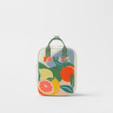 Weiyinxing Embroidery Sun Long Neck Small Dinosaur Backpack Hook Hair Embroidered Cartoon Canvas Kindergarten Children Backpack