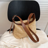 Weiyinxing 2024 Summer Women Straw Tote Bag New In Travel Beach Bags Lady Travel Weave Handbags and Purses