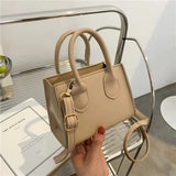 Weiyinxing Fashion Mini Handbag For Women PU Leather Shoulder Messenger Bag Solid Color Lady Totes Shopping Phone Handle Bags Bolsa